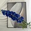 Escena de Flores Artificiales Diseño 1.25m Gran Ramo de Delphinium Artificial Venta al por Mayor Transfronteriza Materiales Artificiales para Manualidades Flor de Seda