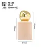 Frascos de Perfume Aveludados em Estoque, Frascos Pequenos de Vidro Transparentes, Processamento Personalizado, Frascos com Spray de 50ml, Frascos Vazios, Tampas de Perfume Aveludadas
