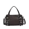 Bolsa de ombro estilo retrô de motocicleta europeia e americana, uma bolsa transversal única e estilosa, uma bolsa tote de grande capacidade e uma bolsa versátil para o dia a dia.