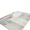 Tapete Simples de Veludo Cristal para Mesa de Centro para Uso Doméstico, Carpete Moderno para Sala de Estar, Sensação de Luxo Leve de Alta Qualidade, Tapete de Quarto ao Lado da Cama com Design Linear