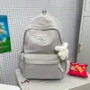 Mochila Estilo Japonês Soft Girl de Alta Aparência para Mulheres, Design de Nicho, Mochila Escolar Simples para Alunos do Ensino Fundamental, Mochila Pequena para Passeio de Primavera de Meninas