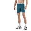 Pantalones Cortos de Running para Maratón Unisex de Seis Bolsillos con Bolsillo de Cintura de Secado Rápido, Pantalones de Compresión para Ciclismo, Fitness