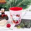 Vajilla infantil Dibujos animados creativa melamina con tapa taza infantil bebé taza recta imitación porcelana resistente a caídas asa taza de leche