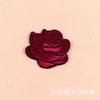 Patch de Tecido Bordado de Rosa, Peça Bordada de Flor, Pano de Cobertura de Sofá Patch para Passar, Patch de Hotel, Reparo de Furo de Roupa, Acessórios de Lavagem