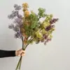 Producto Nuevo Artificial Pino de 3 Ramas Color Otoño Verde Escarchado Planta Decoración de Techo de Boda Decoración del Hogar Venta al por Mayor desde Fabricante