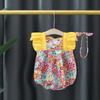 Verano nuevo bebé niña Luna Llena triángulo ha ropa recién nacido bolsa conjoined ropa de gateo comercio exterior Europa y Estados Unidos una generación de pelo