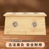 Caja de Moxibustión Bambú Grande Olla de Moxibustión Dispositivo de Moxibustión Portátil para Uso en Casa Dispositivo Portátil de Moxibustión y Vaporización de Cuerpo Completo Herramientas de Moxibustión En Stock Venta al por Mayor