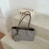 Bolso de Hombro Minimalista Mate, Bolso de Axila para Mujer, Nuevo Versátil Otoño/Invierno para Viajes Diarios Bolso de Hombro de Gamuza tipo Cesta