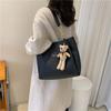 Bolso de Hombro Bolso de Moda para Mujer 2026 Nuevo Casual Color Sólido PU Bolso Pequeño para Damas y Niñas Estilo Coreano Bolso de Mano