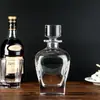 Botella de Vino de Cristal Estilo Europeo Botella de Vino de Whisky Vidrio de Whisky Tallado Vajilla para Vino Tinto del Hogar Juego de Vino