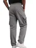 Calça de Jogging Nova Europeia e Americana com Múltiplos Bolsos para Exportação na Amazon Tk, Calça Casual Masculina de Veludo Cotelê Esportiva de Outono