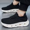 Populares Zapatos de Hombre de Talla Grande Transfronterizos, Nuevos Zapatos Transpirables de Malla para Caminar, Ligeros con Aumento de Altura, Suela Gruesa Amortiguadora, Zapatos Casuales para el Verano