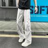 Jaqueta Retrô Americana Falsa de Duas Peças Terno Casual Masculino Jaqueta com Lapela Primavera e Outono Conjunto Bonito e Sofisticado