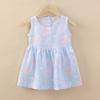 Ropa de verano para niños falda para niñas falda de seda de algodón vestido de bebé falda de princesa venta al por mayor falda chaleco ropa de bebé tesoro