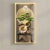 Calabaza Iluminada con LED Pintura Decorativa para Vestíbulo Pasillo Pasaje Pintura Colgante Mural Simple Moderno Accesible Lujo Alto Nivel
