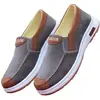 Zapatos de tela de comercio exterior nuevos, zapatos casuales, zapatos de tela duraderos del Viejo Beijing, transpirables, cómodos, antideslizantes, zapatos sin cordones para hombre
