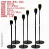 Enfeites de Suporte de Vela Estilo Europeu, Conjunto de Três Peças de Velas de Mesa de Jantar de Luxo, Decorações Galvanizadas para Casamento, Suporte de Vela de Metal