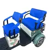 Adecuado para asiento de triciclo eléctrico Yadi C18, funda de asiento, protección solar, impermeable, cuero engrosado, funda de asiento universal para cuatro estaciones