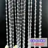 Cortina de Fio com Contas de Novo Estilo para Decoração de Casamento, Fio de Cristal para Decoração de Teto de Local de Casamento, Corrente de Divisória de Cortina de Cristal para Porta e Janela