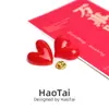 Corazones de Amor Grandes Tema de Amor Certificado de Matrimonio Decoración de Ropa Broche Insignia Decoración de Cuello de Ropa