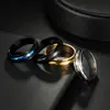 Anillo giratorio martillado simple para hombre estilo europeo y americano Venta al por mayor Anillo de boda para hombre Artículo de venta caliente Amazon Shein
