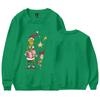 Moletom Novo 2023 Casual Gola Redonda Algodão Top Popular Europeu e Americano Desenho Animado Pato de Natal Monstro Amarelo Peludo