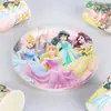 Decoración de Fiesta Temática New Girl Siete Princesas Ambiente Montaje Plato de Papel Vaso de Papel Mantel Set de Vajilla Desechable