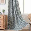 Cortina Yiman Qiyun Azul Coco Jacquard Cortina de Borla Cortina de Cozinha Acabada Janela de Cozinha Semi-Sombreada Fornecimento Direto da Fábrica