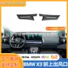 Adecuado para 25 Bmw X3 Salida de Aire Superior Frontal Marco Decorativo Accesorios de Modificación Interior
