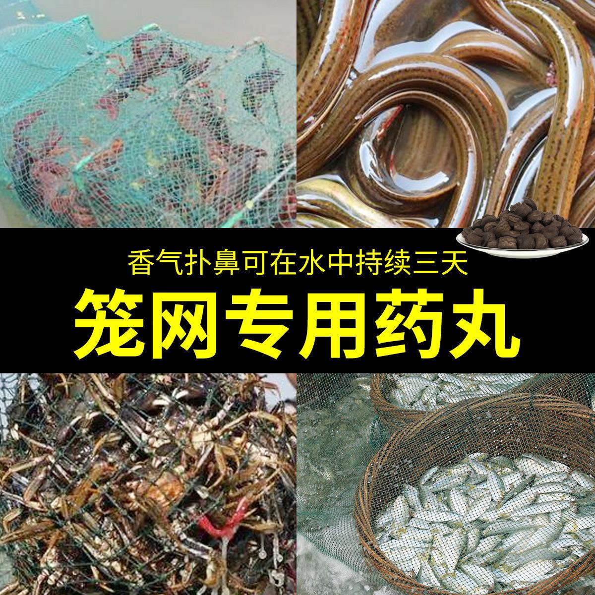 饵料抓小龙虾河虾黄鳝泥鳅螃蟹药丸虾笼地笼捕鱼笼诱颗粒饵料
