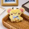 Nuevo Colgante de Cabeza de Animal de Peluche de Dibujos Animados, Llavero Lindo y Adorable, Decoración de Mochila, Regalo de Muñeca
