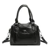 Bolsa feminina nova 2026 transfronteiriça, bolsa de mão de couro macio fashion de grande capacidade, bolsa de ombro de alta qualidade, bolsa transversal para o dia a dia