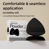 Super Macio Abacaxi Preto Versão Inglesa Esponja para Batata Frita Marshmallow Pincel Plano Combinação Esponja Cushion para Uso Seco e Úmido