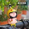 Decorações de Carro Pato Amarelo Carro a Bateria Leitão Motocicleta Elétrica Bicicleta Decorações Carro Pequenos Acessórios Pingente