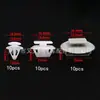 30 Piezas Adecuado para Mazda M6 Clip de Fijación de Moldura de Puerta de Coche Hebilla de Clip de Sujeción para Faldón de Coche Guardabarros Lateral