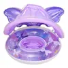 Fábrica de Yiwu Nuevo Anillo de Natación con Respaldo de Mariposa de Ensueño Anillo de Natación Inflable para Niñas Engrosado Venta al por Mayor