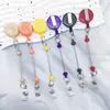 Hebilla de Tirón Fácil con Cuentas para Manualidades Color Transparente Llavero de Insignia con Cuentas Etiquetado de Tarjeta de Trabajo con Insignia de Cuentas Hebilla de Tirón Fácil