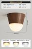 Luminária de Teto de Quarto Medieval Francês de Alto Padrão Criativa Retrô de Vidro Luminária de Quarto Principal Lâmpada Redonda Normcore para Estudo