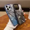 Borboleta com Glitter Ondulado Adequada para Capa de Celular Apple 17Promax Iphone16Pro Transparente High-End 15