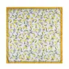 Bufanda de Seda para Cuello 70 Cuadrada para Mujer Japonesa con Estampado Floral Bufanda Profesional Chal Bufanda Decorativa Pañuelo para la Cabeza Comercio Exterior