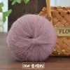 Suéter cachecol casaco de lã mohair tricotado à mão bola de lã suéter de bebê xale lã fina