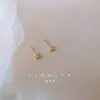 Pendientes Pequeños de Flor de Perla de Principios de Primavera para Mujer, Plata Pura, Mini, Sencillos, Versátiles, Pendientes Elegantes, Nuevos Accesorios de Oreja de Moda 2026