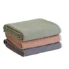Cobertor Waffle de Algodão Respirável Mais Vendido, Manta Multifuncional, Lençol de Cama, Cobertor de Sesta, Cobertor de Ar Condicionado