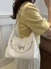 Bolsa Tote Nicho Coreia do Sul Feminina 2024 Nova Moda Mochila Estudante Casual Grande Capacidade Bolsa de Ombro