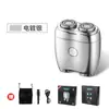 Nova Caixa de Presente Barbeador Elétrico Mini Display Digital para Homens Portátil Viagem Carro Barbeador de Barba