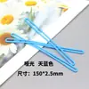 Etiqueta de Equipaje de Color Mate con Cordón, Cordón para Tarjeta de Embarque de Tablero de PVC, Cordón para Identificación con Cuerda Transparente 150*2.5mm