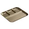 Placa de Barbacoa Integrada Retro de Acero Inoxidable con Cuatro Compartimentos para Condimentos y Salsas, Uso Comercial