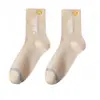 Meias para Adolescentes Meninos, Meias de Cano Médio para Outono, Meias Masculinas Desodorantes, Meias de Basquete Tendência Outono Esportivas Absorventes de Suor Respiráveis de Cano Médio