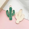 1 Colgante de Aleación Goteando Aceite Verde Fruta Cactus Hoja de Arce Flor Pendientes Colgante DIY Accesorios para Pulsera Joyería