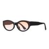 Gafas de Sol Personalizadas Estilo Celebridad de Internet para Mujer Retro Sexy Ojo de Gato Marco Pequeño Gafas Gm Polarizadas Anti-Uv
